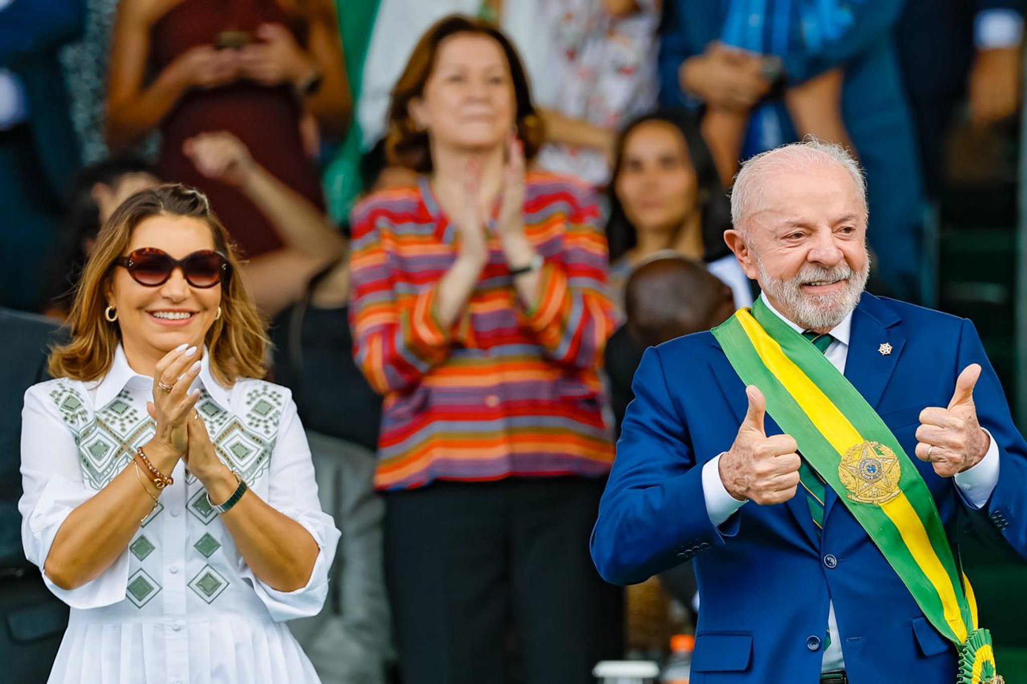 O presidente da República, Luiz Inácio Lula da Silva, durante Desfile Cívico-Militar de 7 de Setembro, Esplanada dos Ministérios, Brasília - DF.