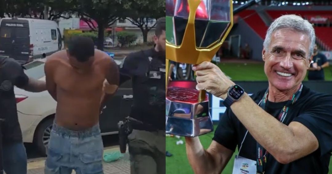 Vídeo: Golpista se passa por técnico do Grêmio, leva R$ 22 mil de jogador e é preso no Rio - QTU Questões do Universo