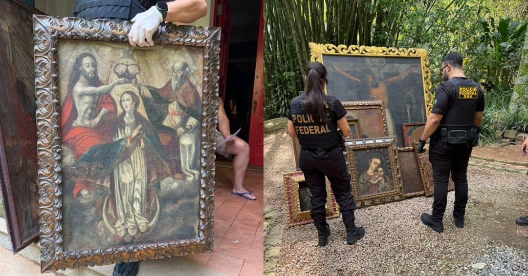 Como a compra de uma pintura peruana levou à apreensão de 14 obras de arte pela PF no Rio