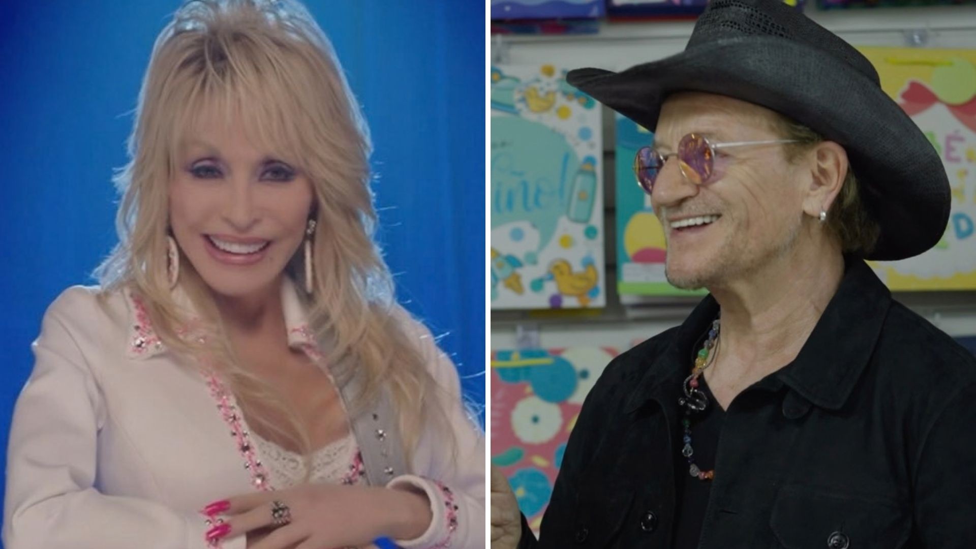 Bono revela bastidores de música com Dolly Parton: ‘Nem consigo ouvi-la’