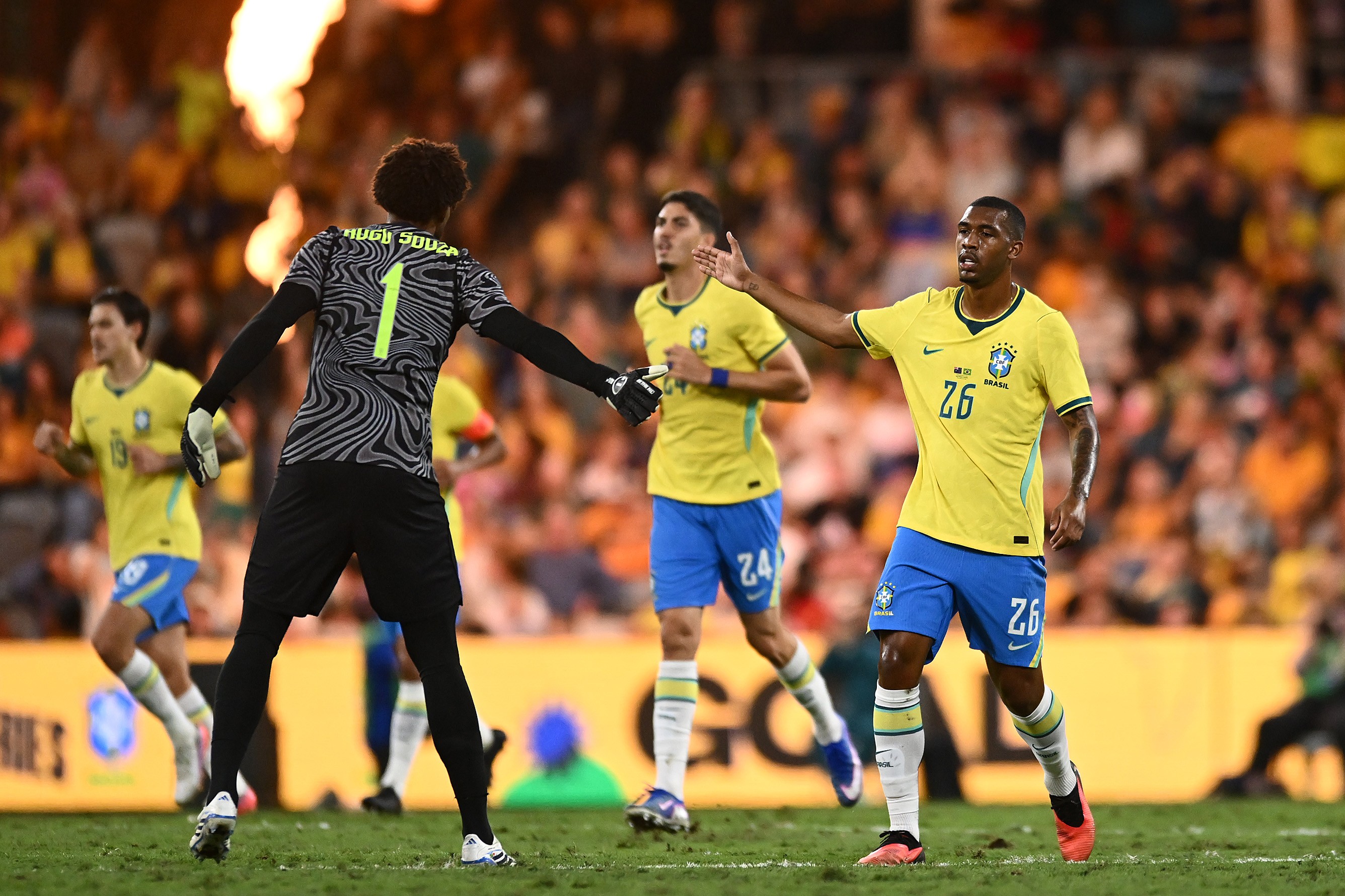 Rayan marca no final e evita vexame do Brasil em amistoso contra a Austrália