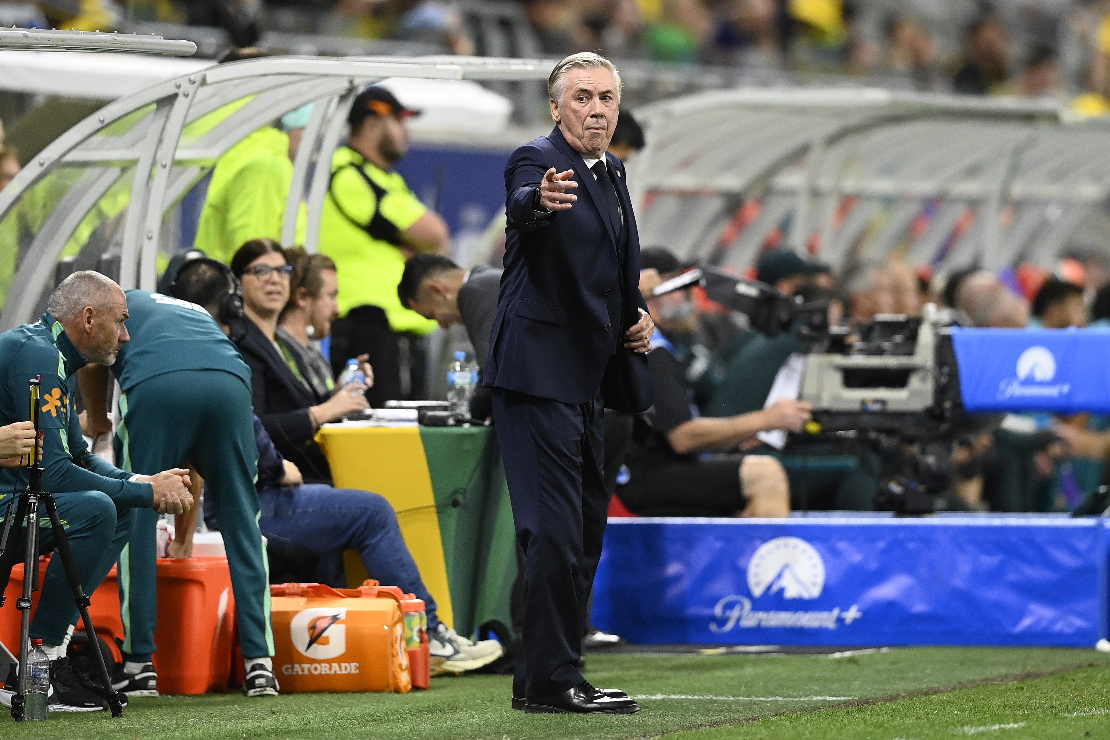 O recado de Ancelotti à torcida brasileira após empate vexaminoso com Austrália
