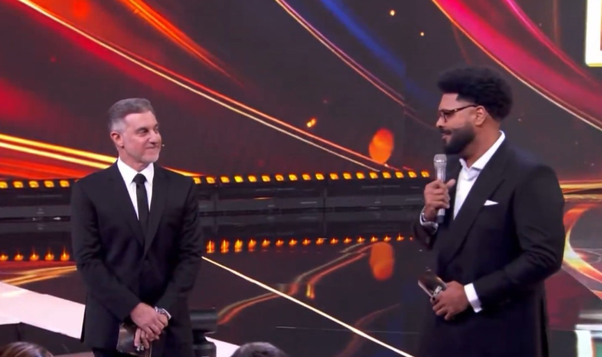 Paulo Vieira fez piada sobre Vorcaro ao lado de Luciano Huck na TV Globo