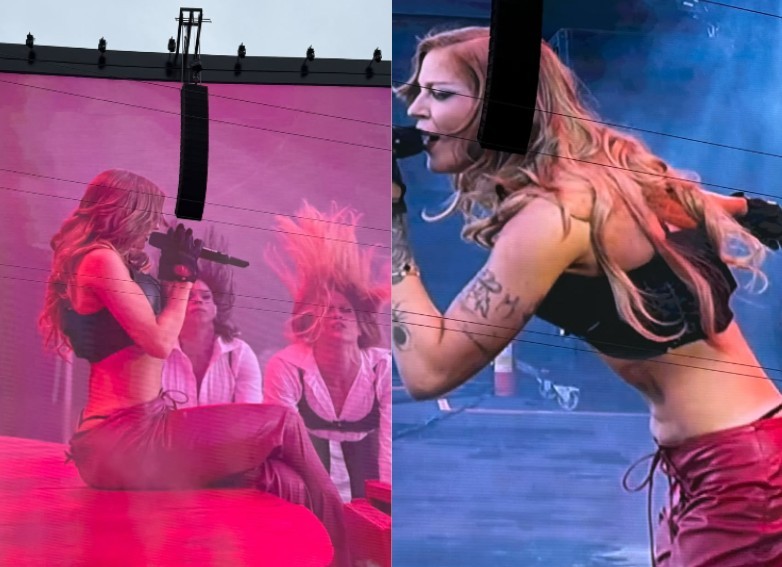 O detalhe na sensualidade de Luísa Sonza que ferve Rock in Rio sob 18 graus