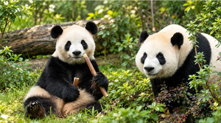 Diplomatas de quatro patas: pandas chegam aos EUA após visita de Xi