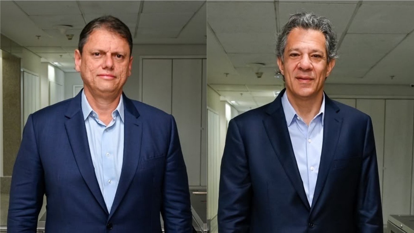 Nova pesquisa Datafolha mostra como está disputa entre Tarcísio e Haddad em SP