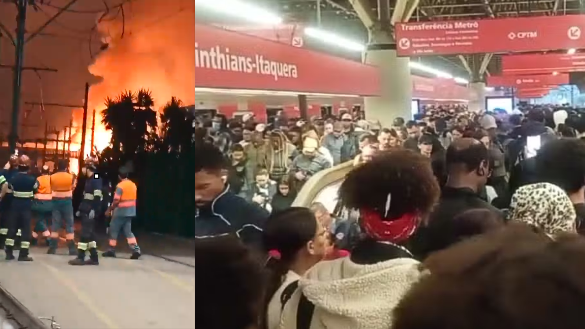Linhas 11-Coral e 12-Safira da CPTM voltam a funcionar após incêndio em subestação