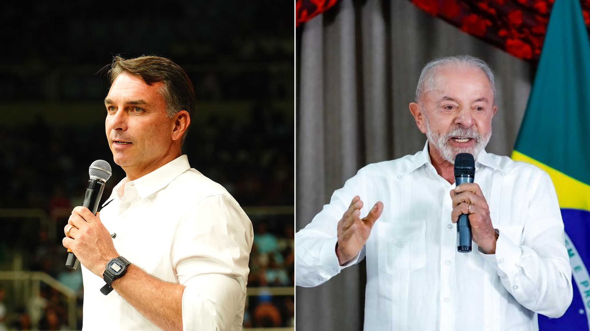 Pesquisa indica um movimento do eleitorado que favorece Flávio