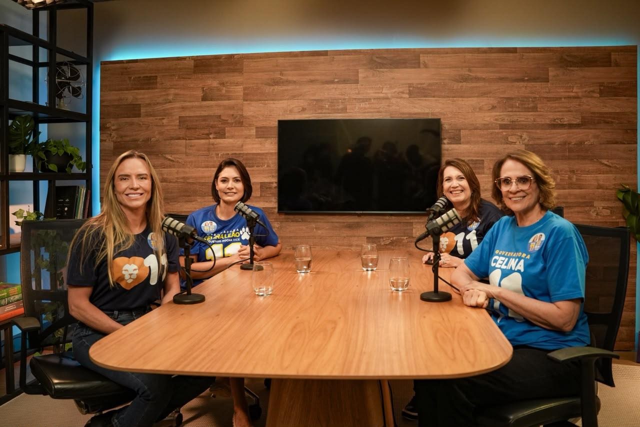Celina Leão grava com Damares, Michelle e Bia Kicis para demonstrar unidade no DF