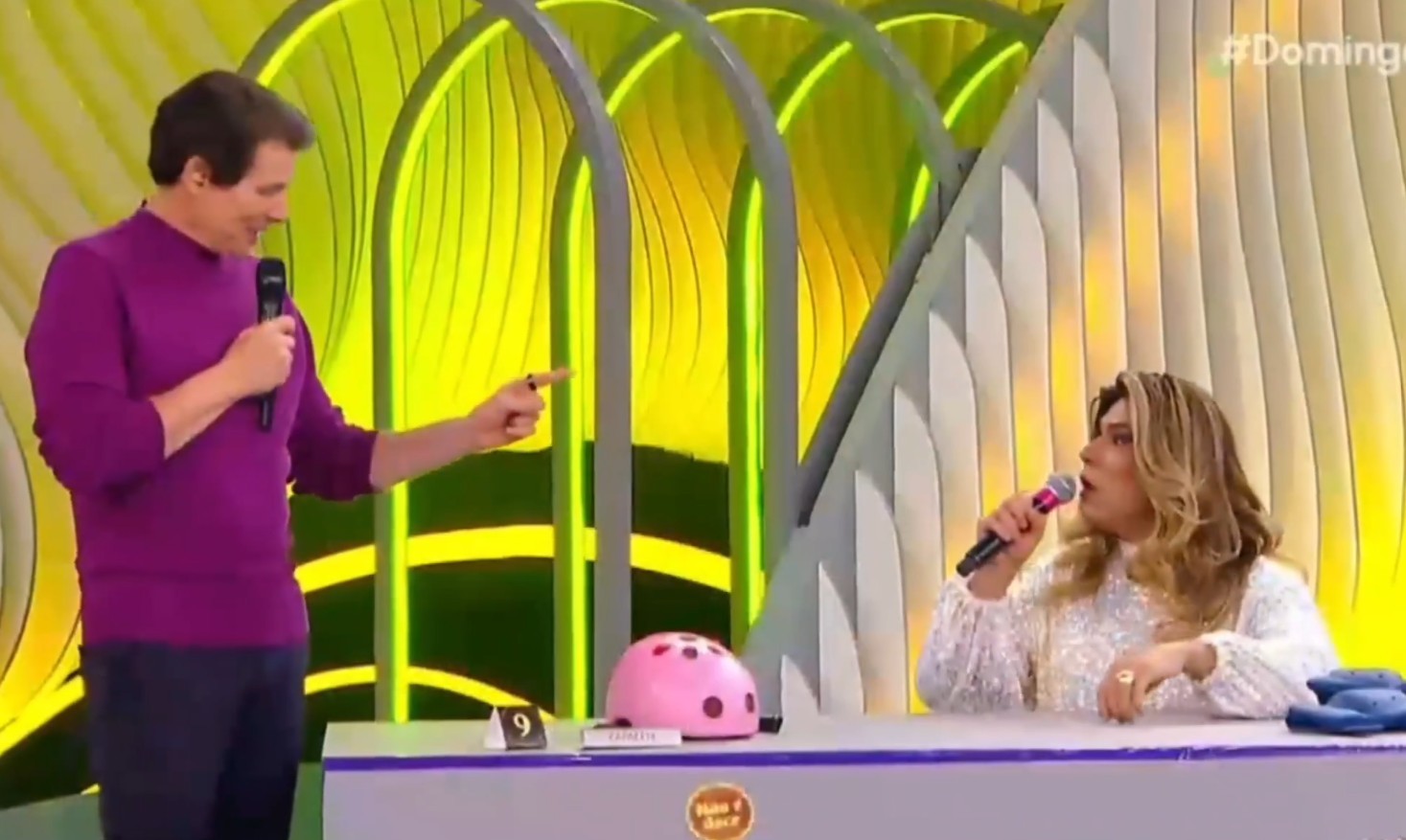 Pior da semana: humorista do SBT debocha de risada característica de Eliana