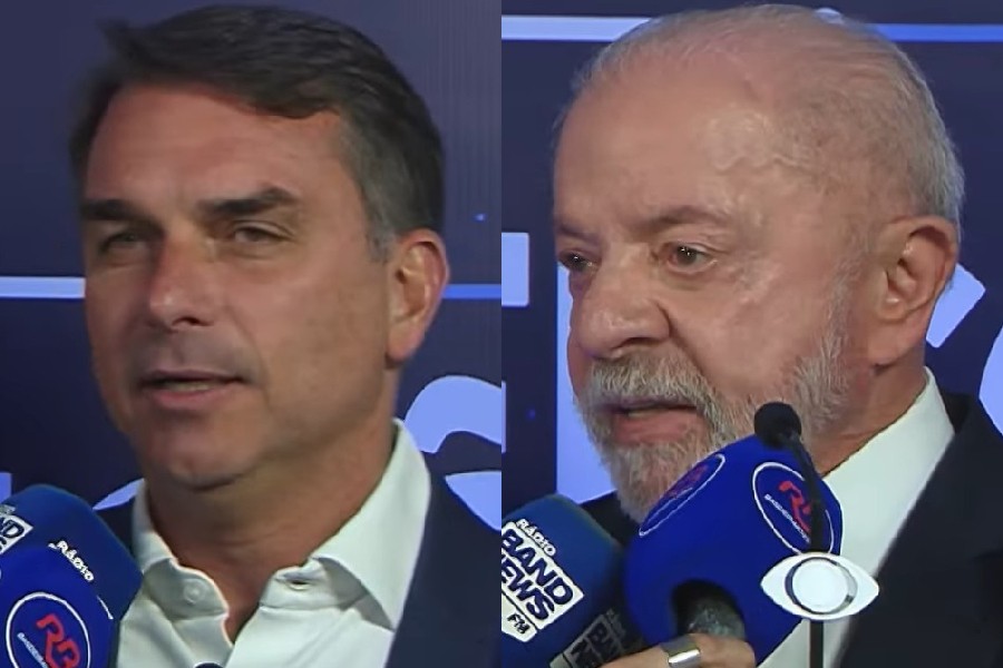 Em debate, Lula ficará de frente com outros adversários além de Flávio Bolsonaro
